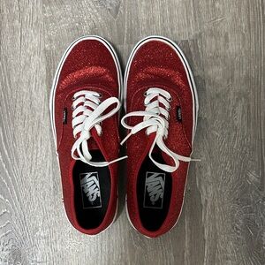 Vans glitter Red Sneakers